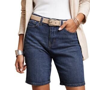 Banana Republic Factory Bermuda Denim Long Shorts Size 25/0